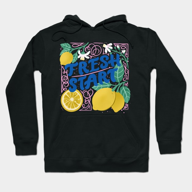 Fresh Start Hoodie by Palindrome Art